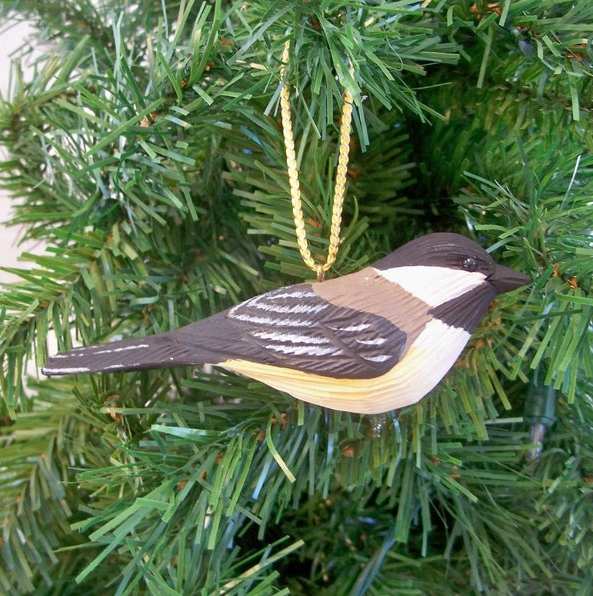 Audubon Songbird Ornament Chickadee