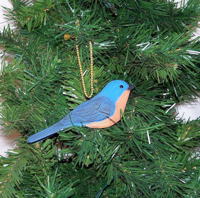 Audubon Songbird Ornament Bluebird