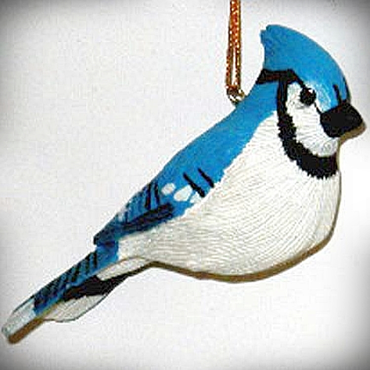 Audubon Songbird Ornament Blue Jay