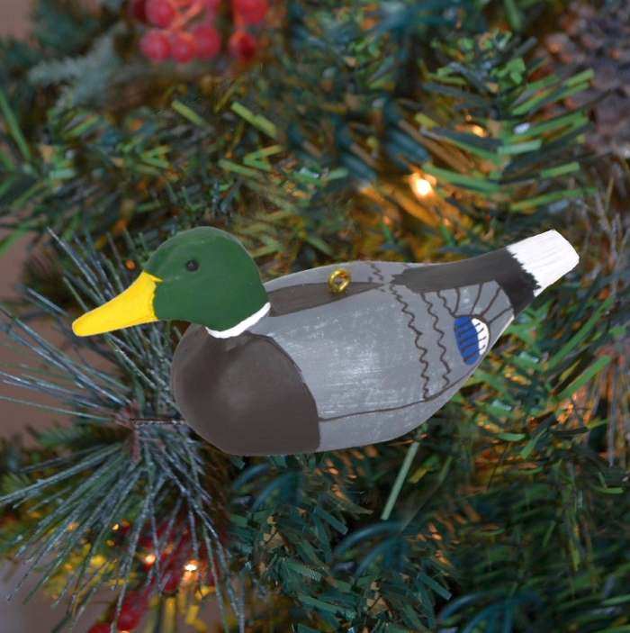 Audubon Songbird Ornament Mallard Duck Decoy