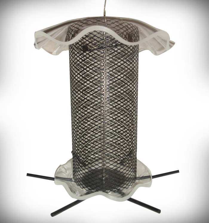 Forever 3 Quart Safflower Bird Feeder Clear Wire Mesh Safflower