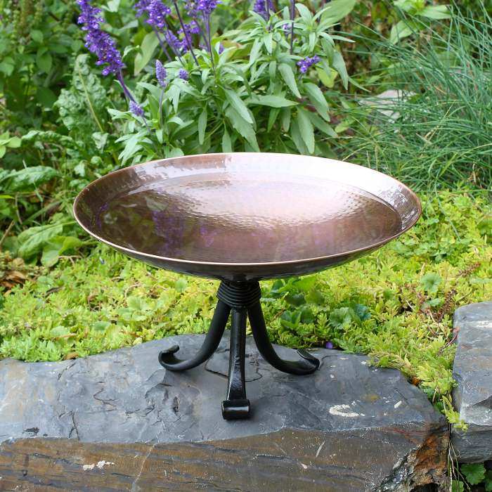 Achla Burnt Copper Bath w/Tripod Stand