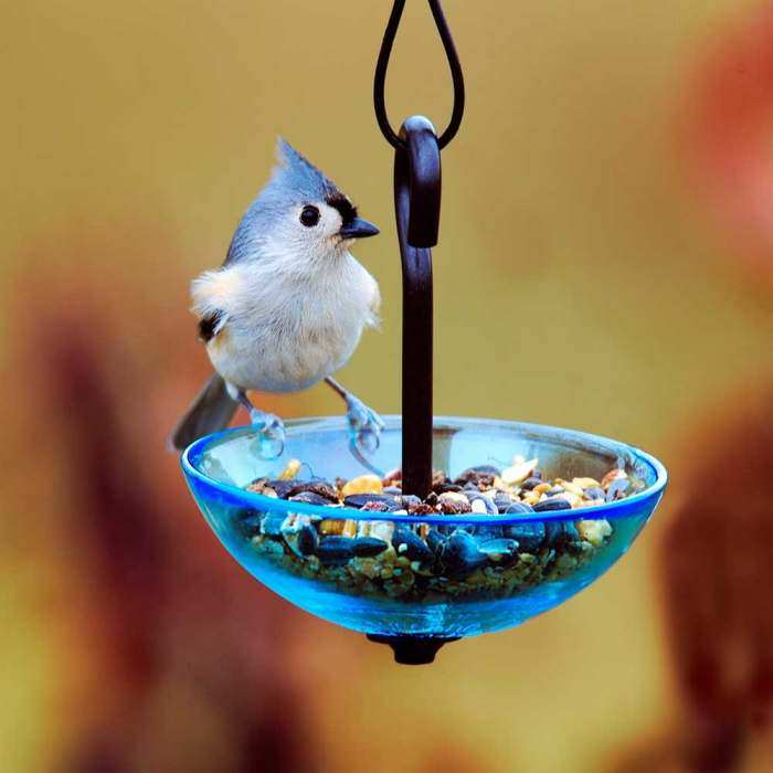 Poppy Hanging Bird Feeder Single