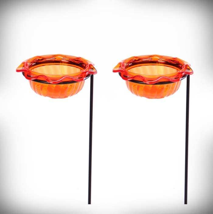 Oriole Single Cup Plant Stick Feeder Set of 2