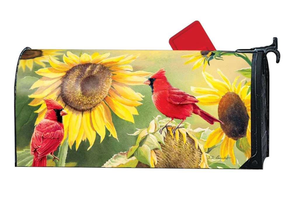 Sunflower Cardinal MailWrap