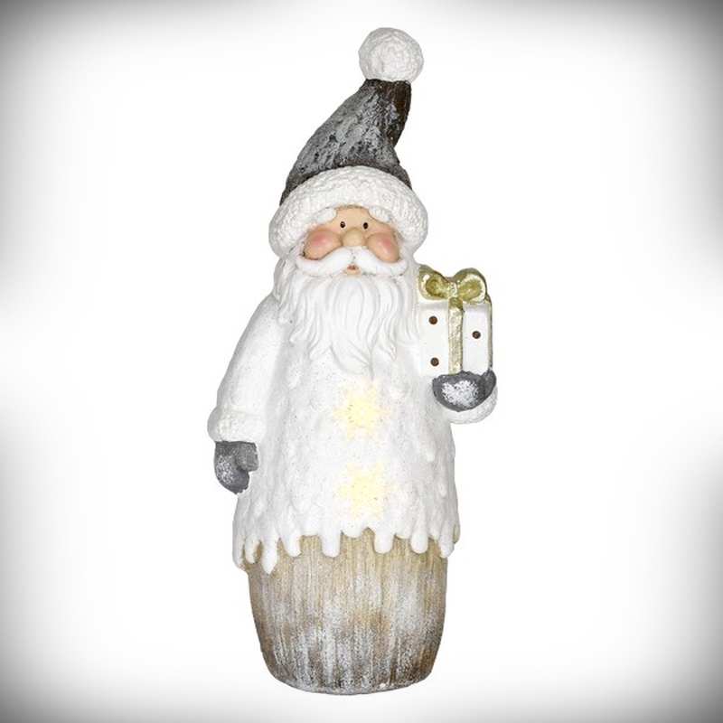 LED Santa Door Greeter with Gift