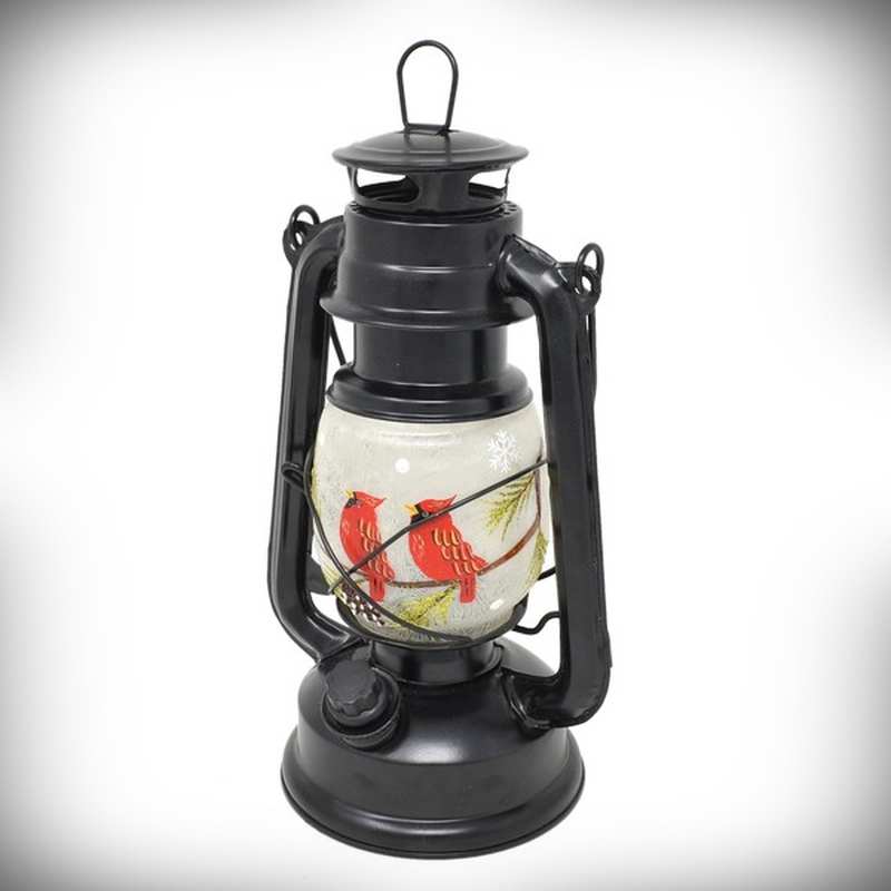 LED Cardinal Railway Lantern
