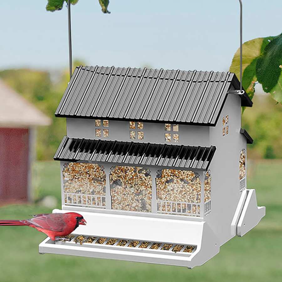 Rustic Farmhouse Absolute White Feeder