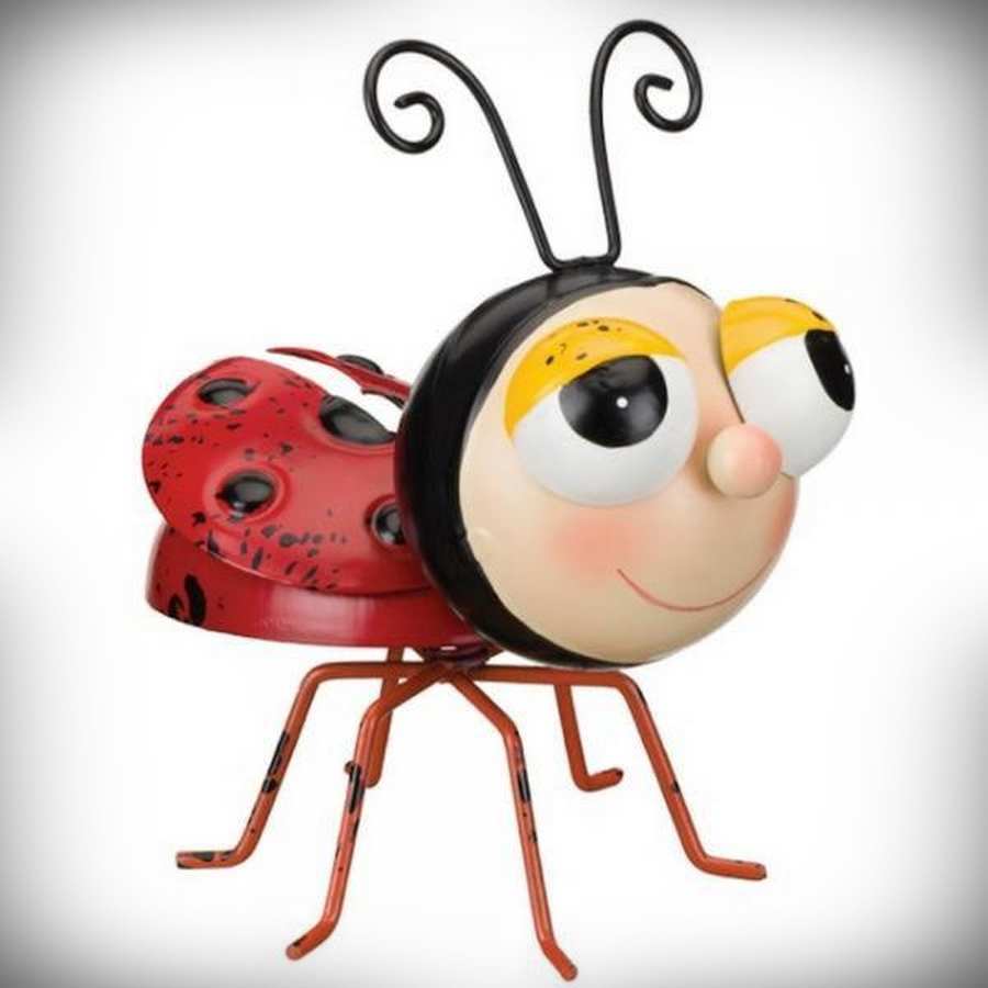 Mini Buggy 3-D Decor Sculpture Ladybug