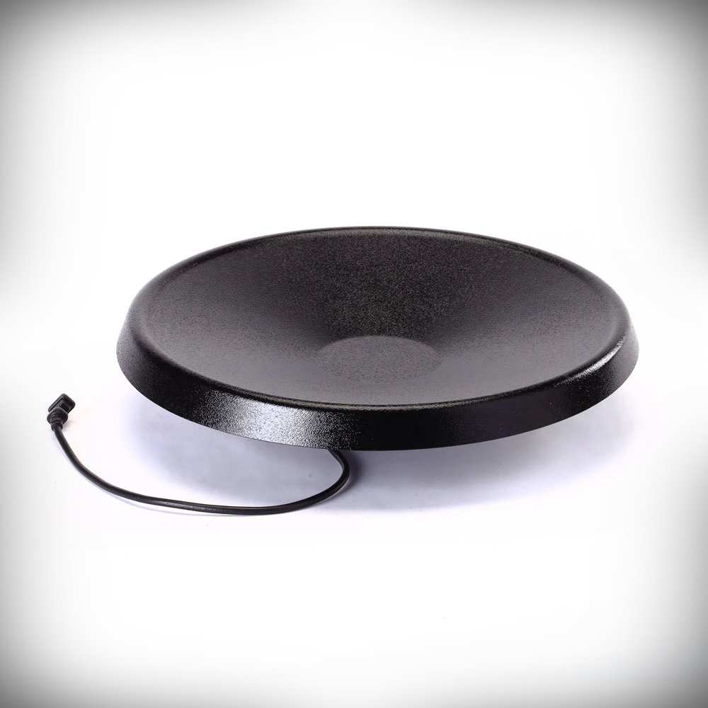 Songbird Heated Bird Bath Bowl Black