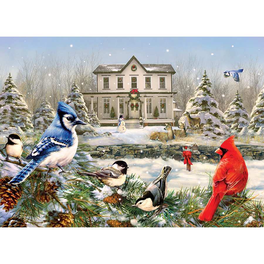Country House Birds 1000 Piece Jigsaw Puzzle