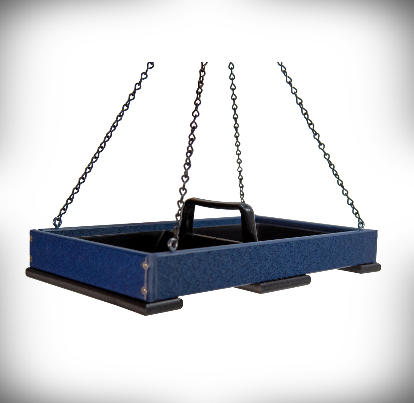 Recycled Poly Hanging Platform Feeder Large Blue