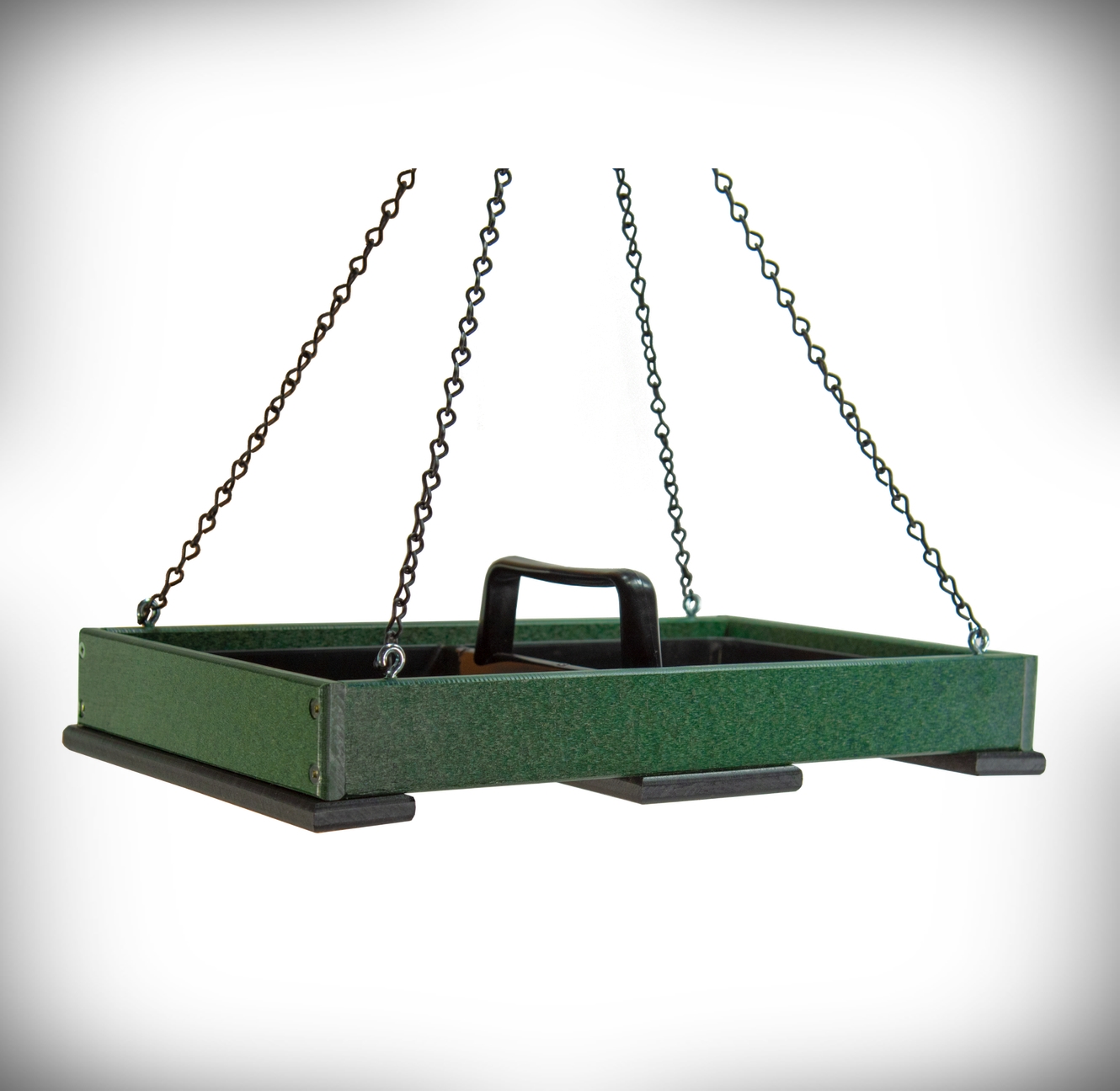 Recycled Poly Hanging Platform Feeder Large Green