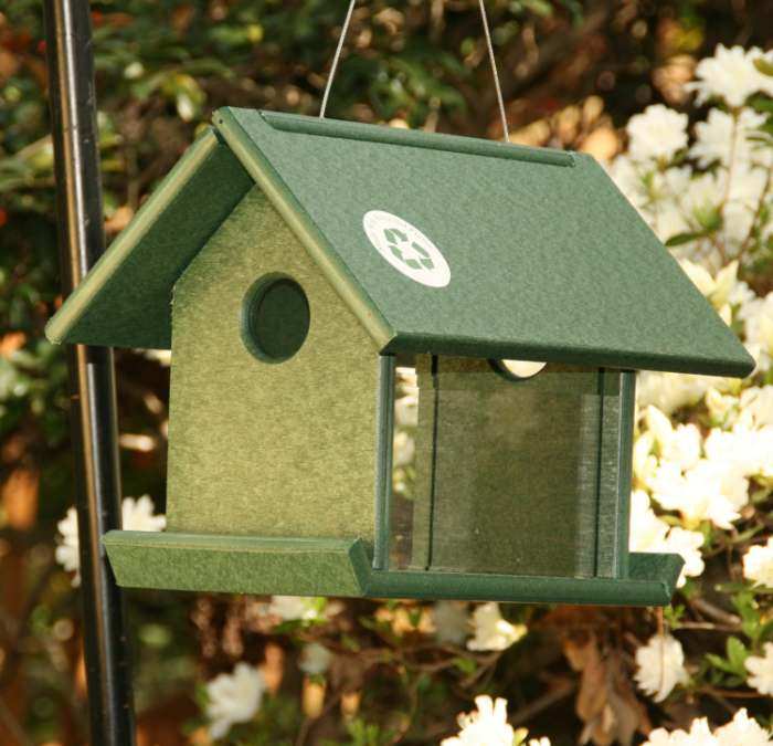 Rubicon Recycled Plastic Mealworm Feeder Green