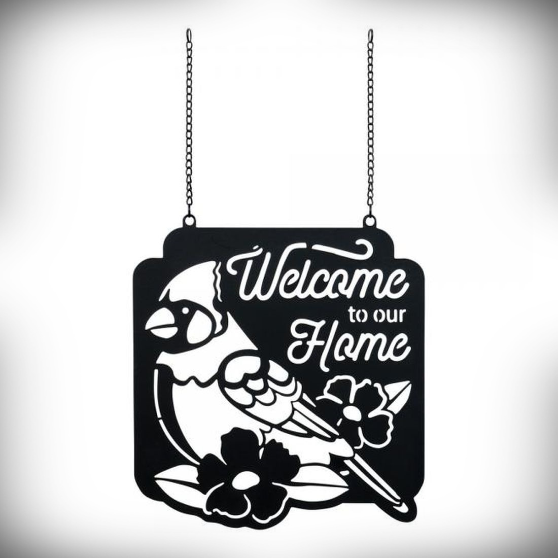 Metal Garden Flag Welcome To Our Home