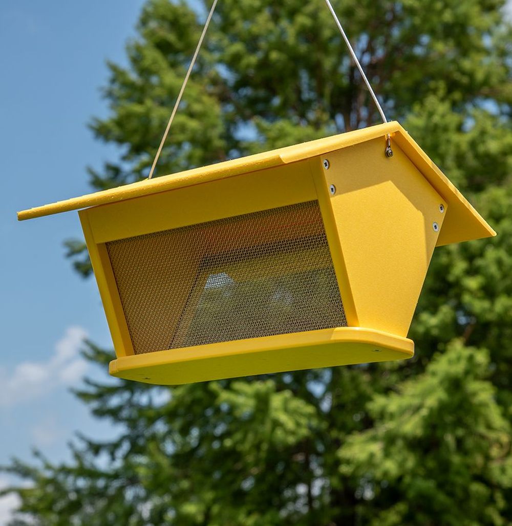 Songbird Recycled Poly Horizontal Goldfinch Feeder