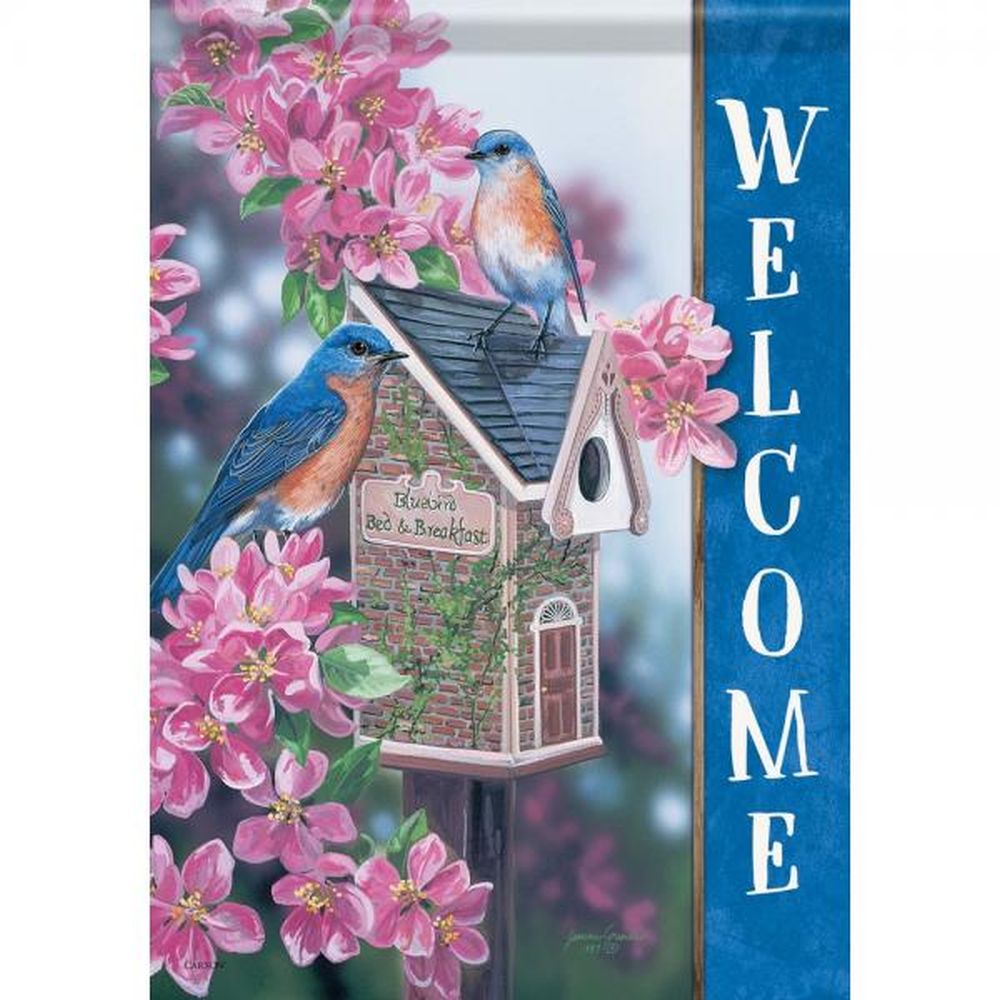 Flag Trends Bluebird Bed and Breakfast House Flag