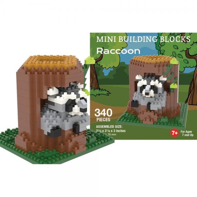 Mini Building Blocks Set Raccoon