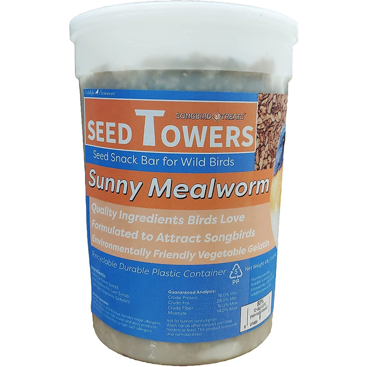 Seed Tower Sunny Mealworm 28oz. 2/Pack