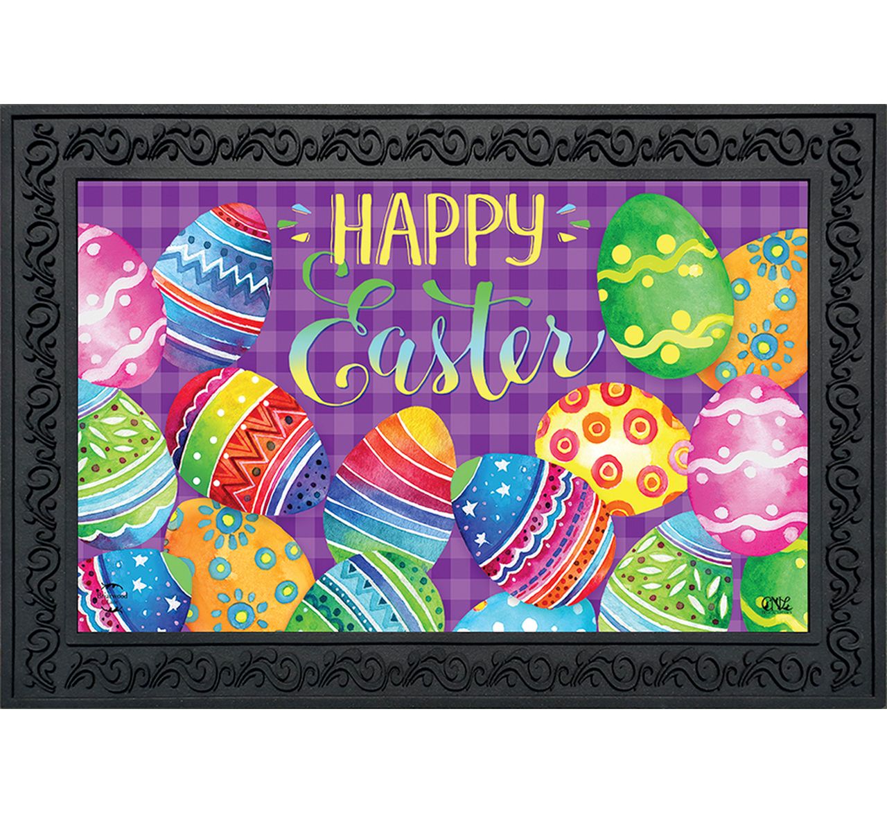 Briarwood Painted Easter Eggs Doormat