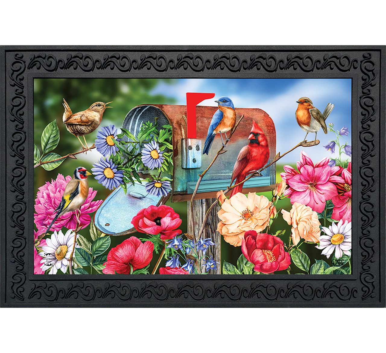 Briarwood Birds and Mailbox Doormat