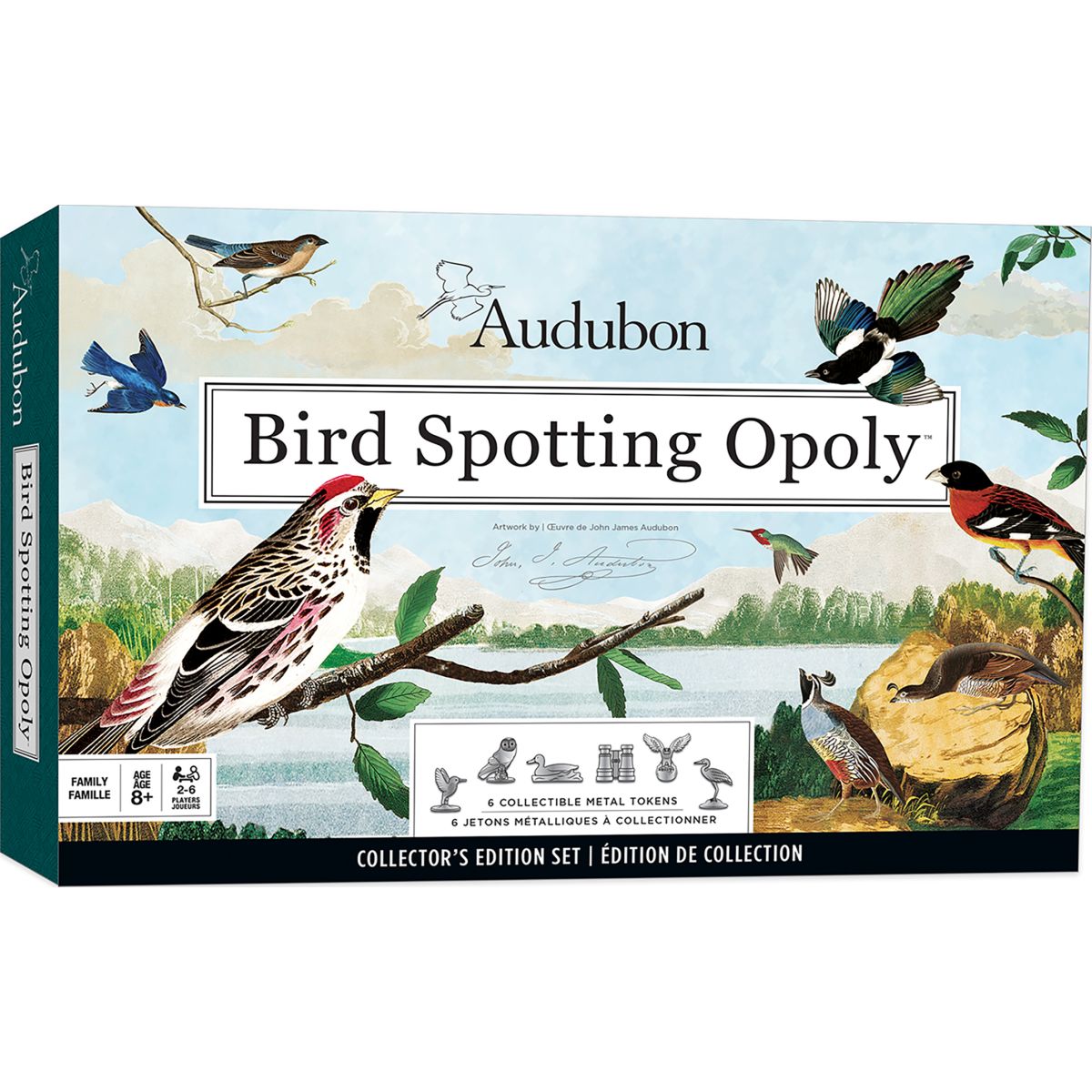 Audubon Bird Spotting Opoly Board Game