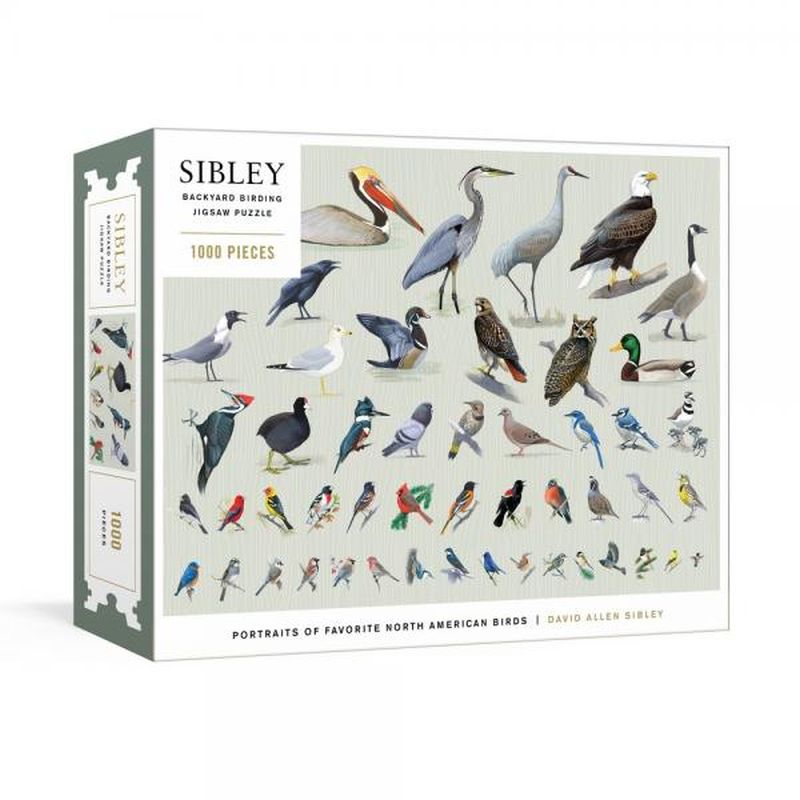Sibley Backyard Birding 1000 Piece Jigsaw Puzzle