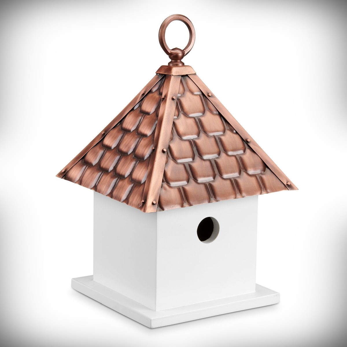 Bungalow Pure Copper Roof Bird House