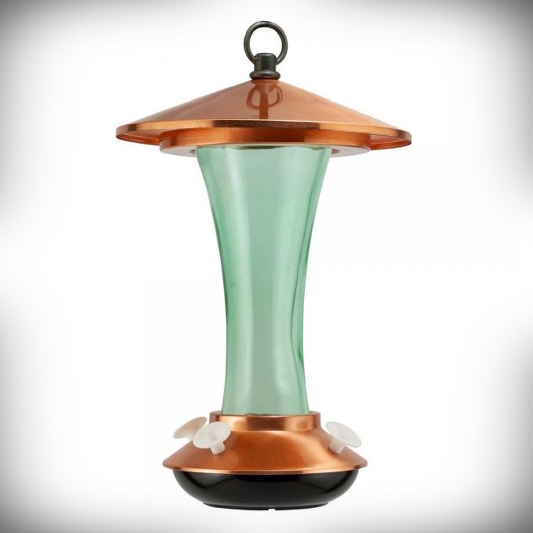 Mid-Century Coppertop Hummingbird Feeder 16 oz.