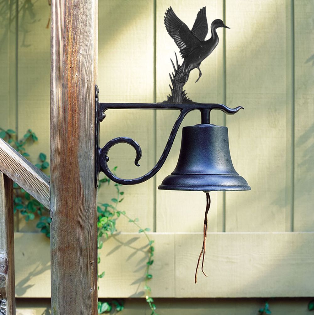 Country Bell Large with Duck Black