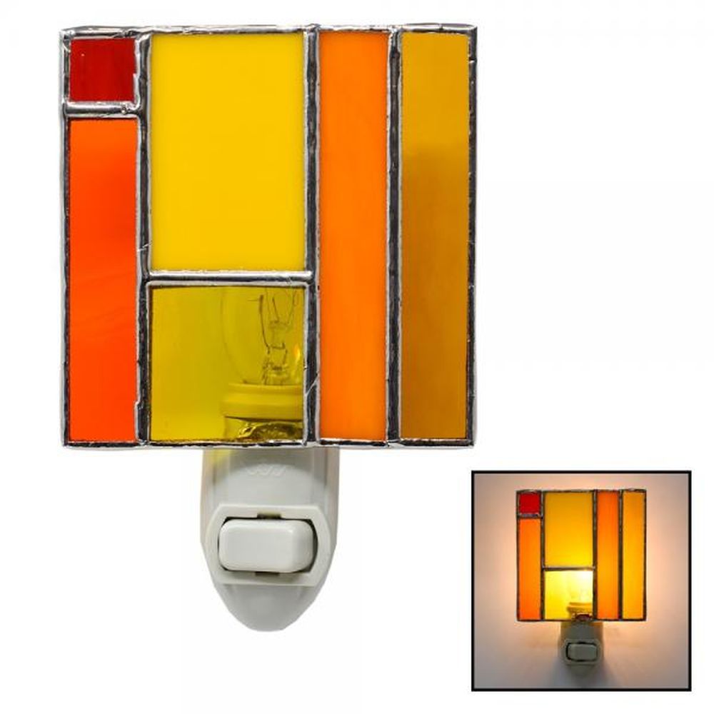 Stained Glass Nightlight Desert Glow