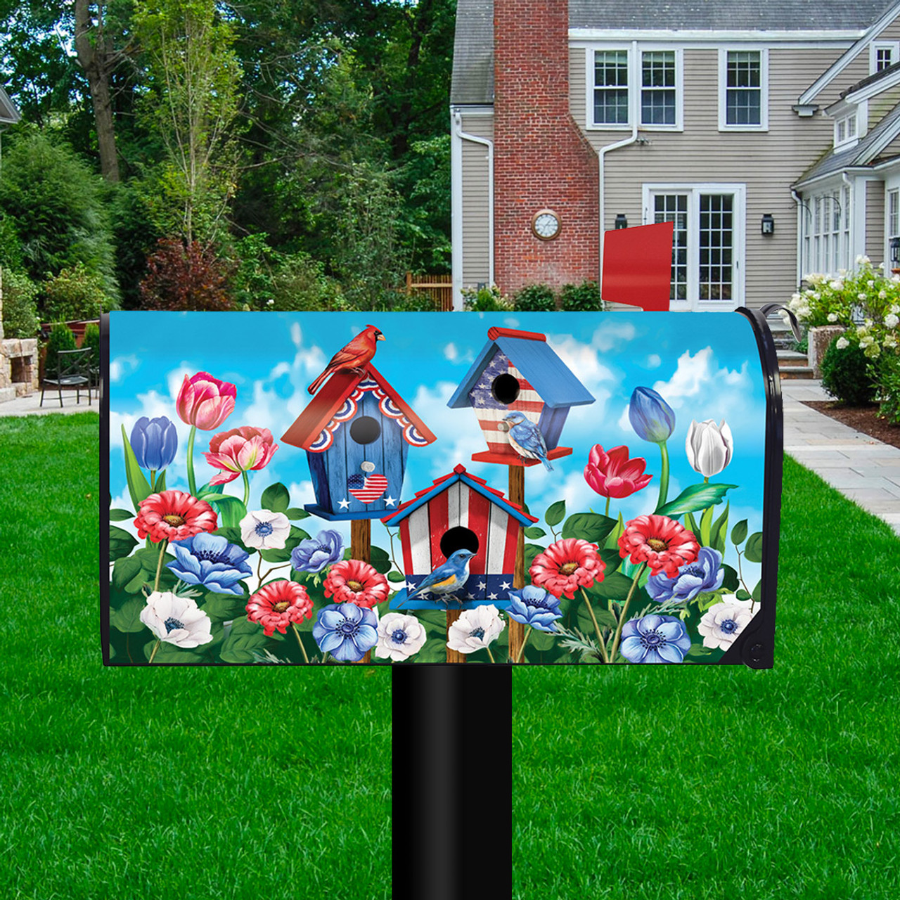 Briarwood American Birdhouses Mailbox Cover