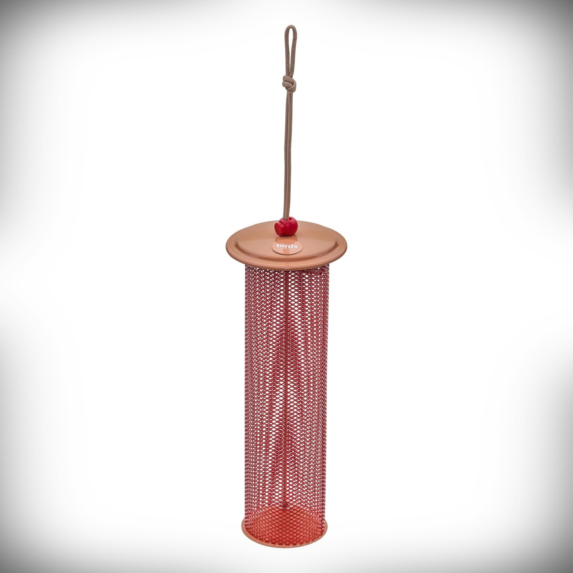 Color Pop Magnet Mesh Finch Tube Feeder Red