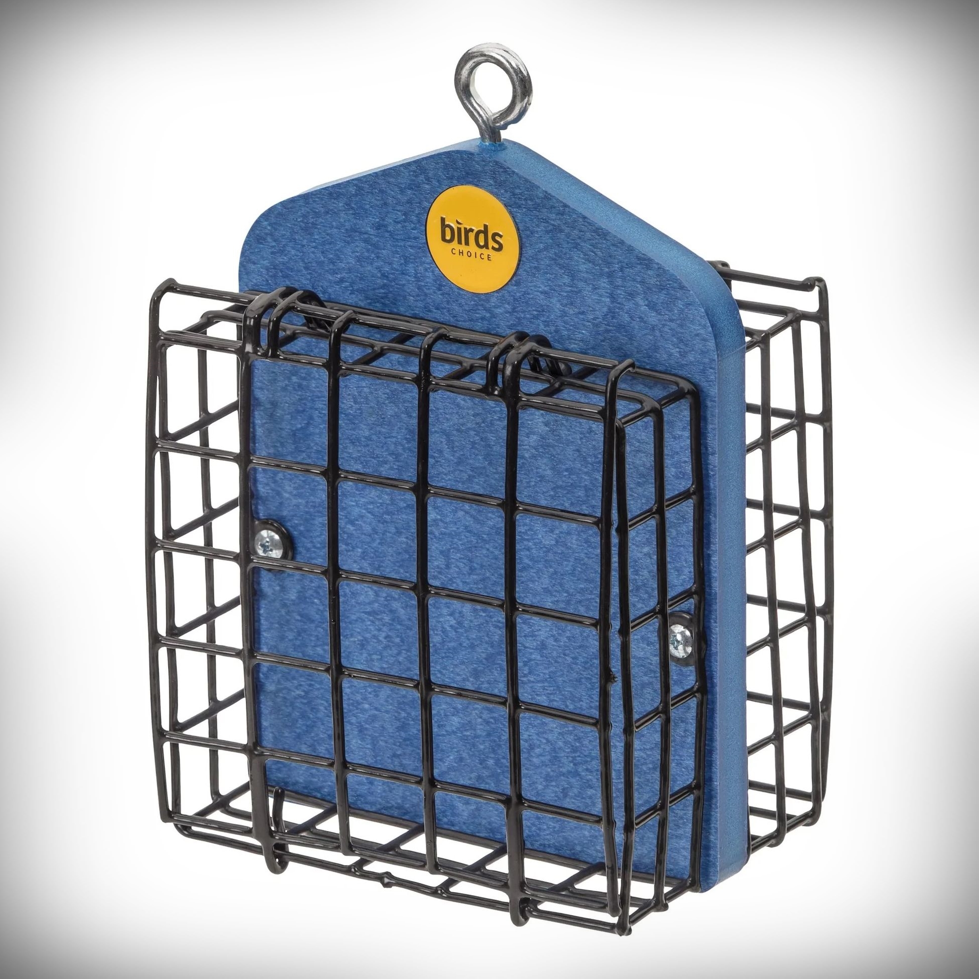Recycled Plastic Double Suet Cake Feeder Deep Blue