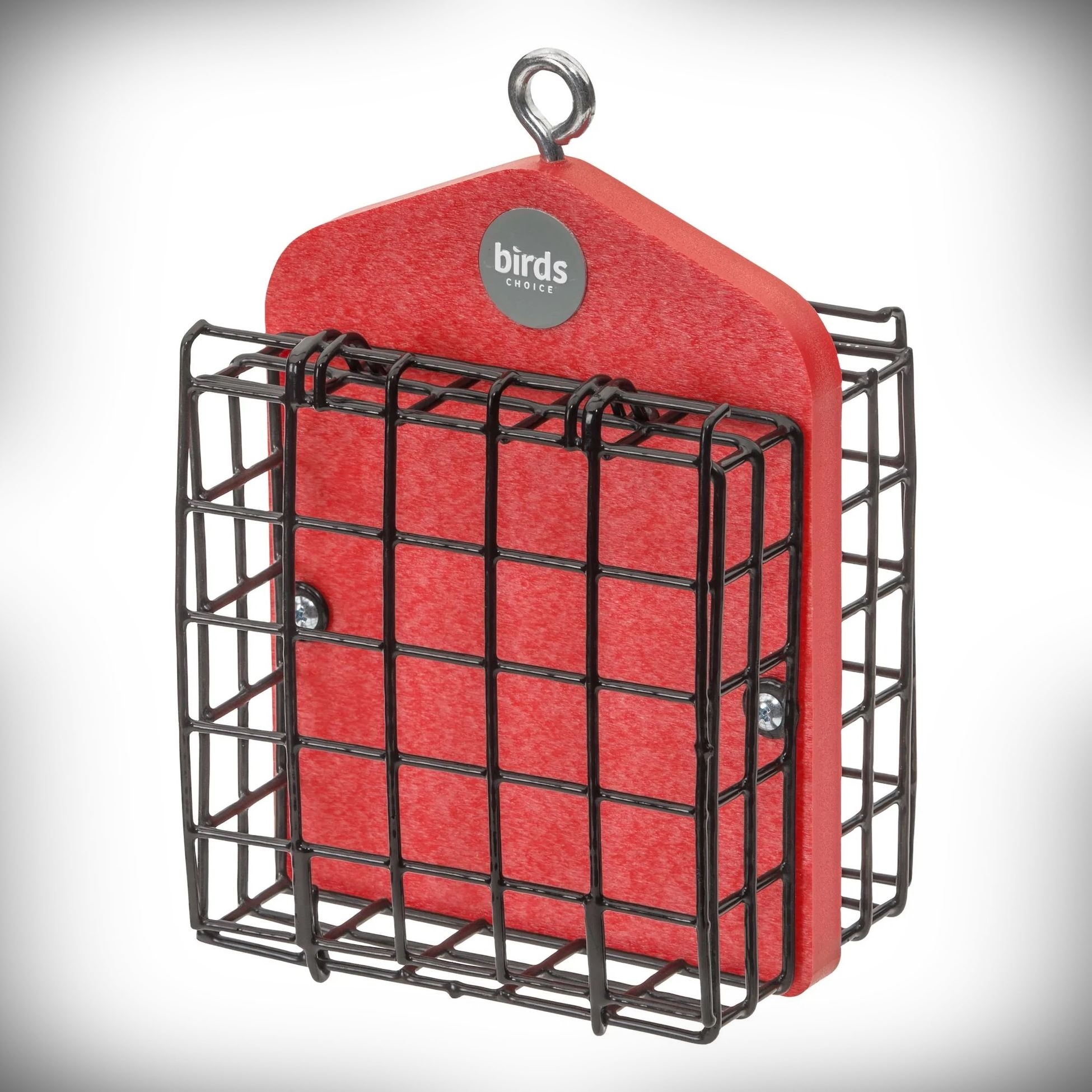 Recycled Plastic Double Suet Cake Feeder Red