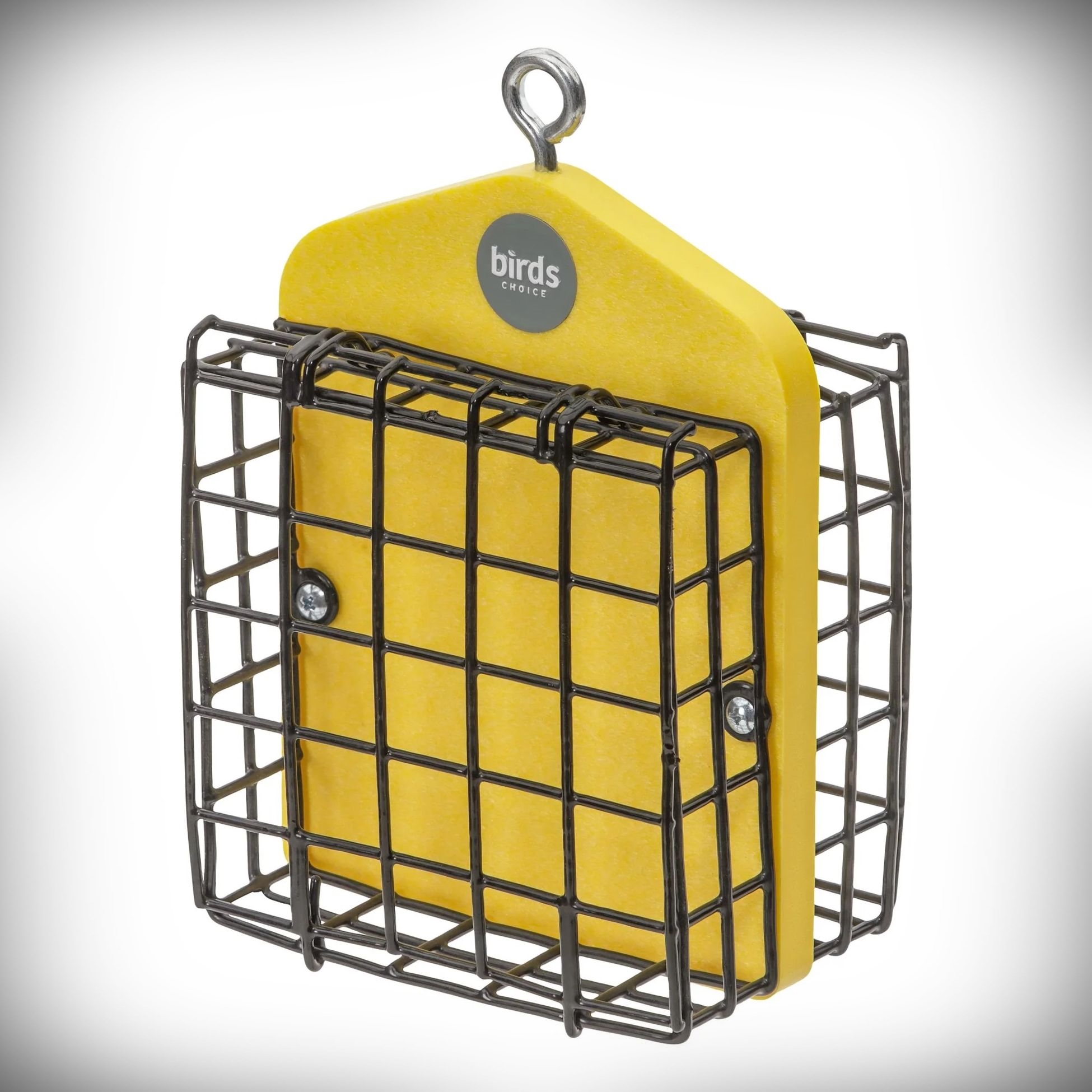 Recycled Plastic Double Suet Cake Feeder Yellow