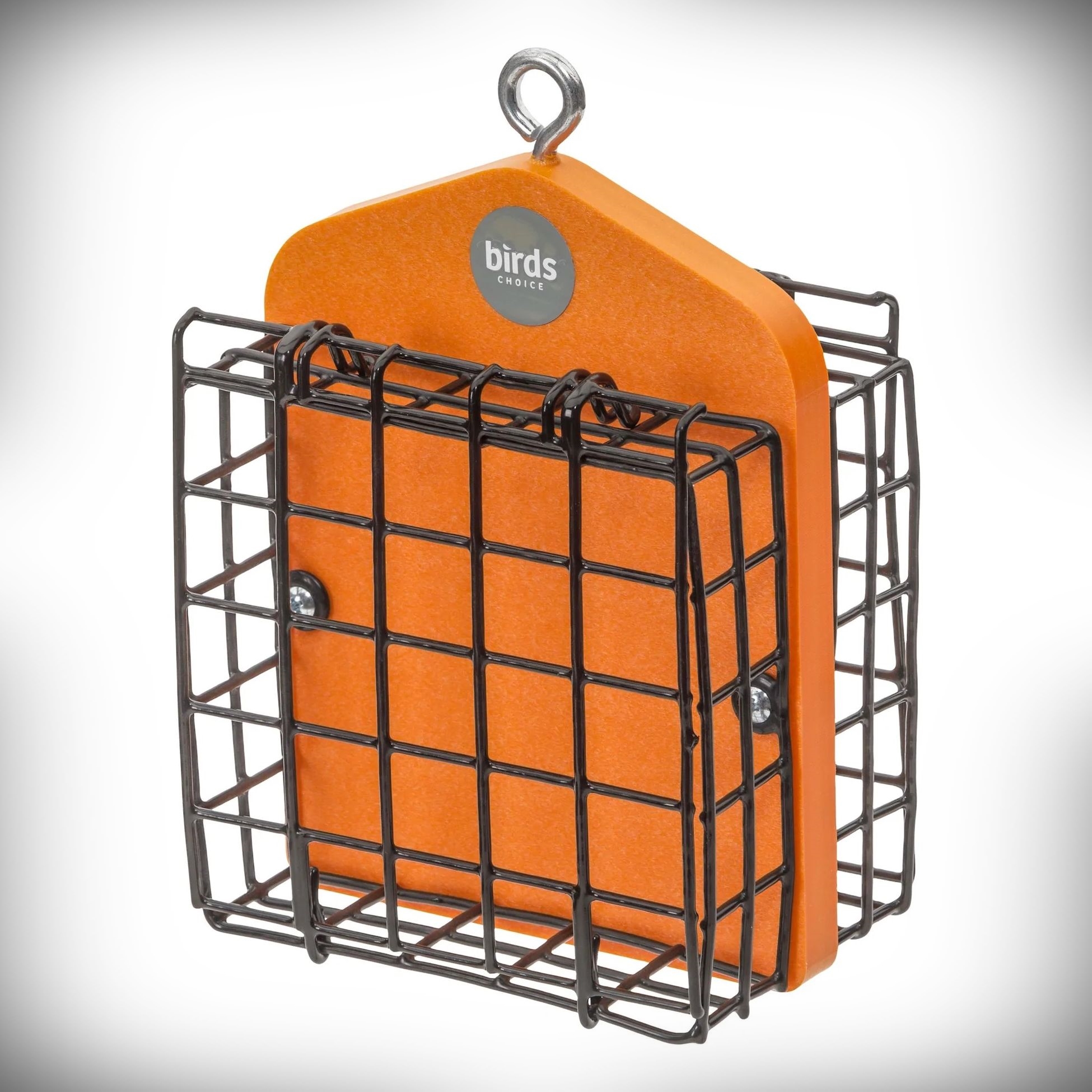 Recycled Plastic Double Suet Cake Feeder Orange