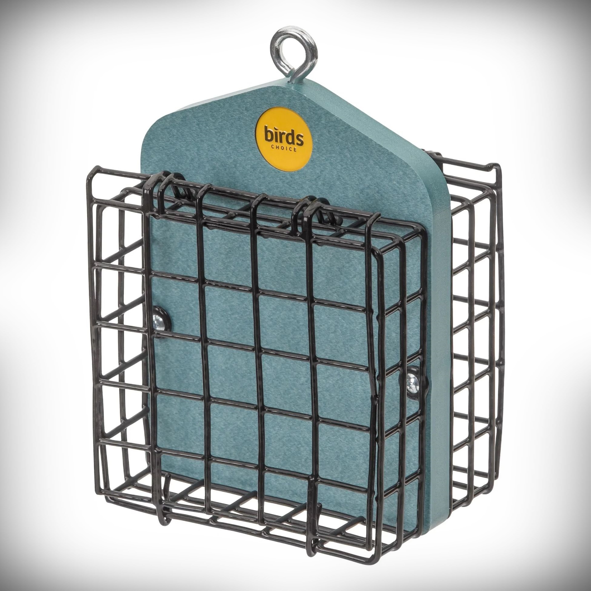 Recycled Plastic Double Suet Cake Feeder Lake Blue