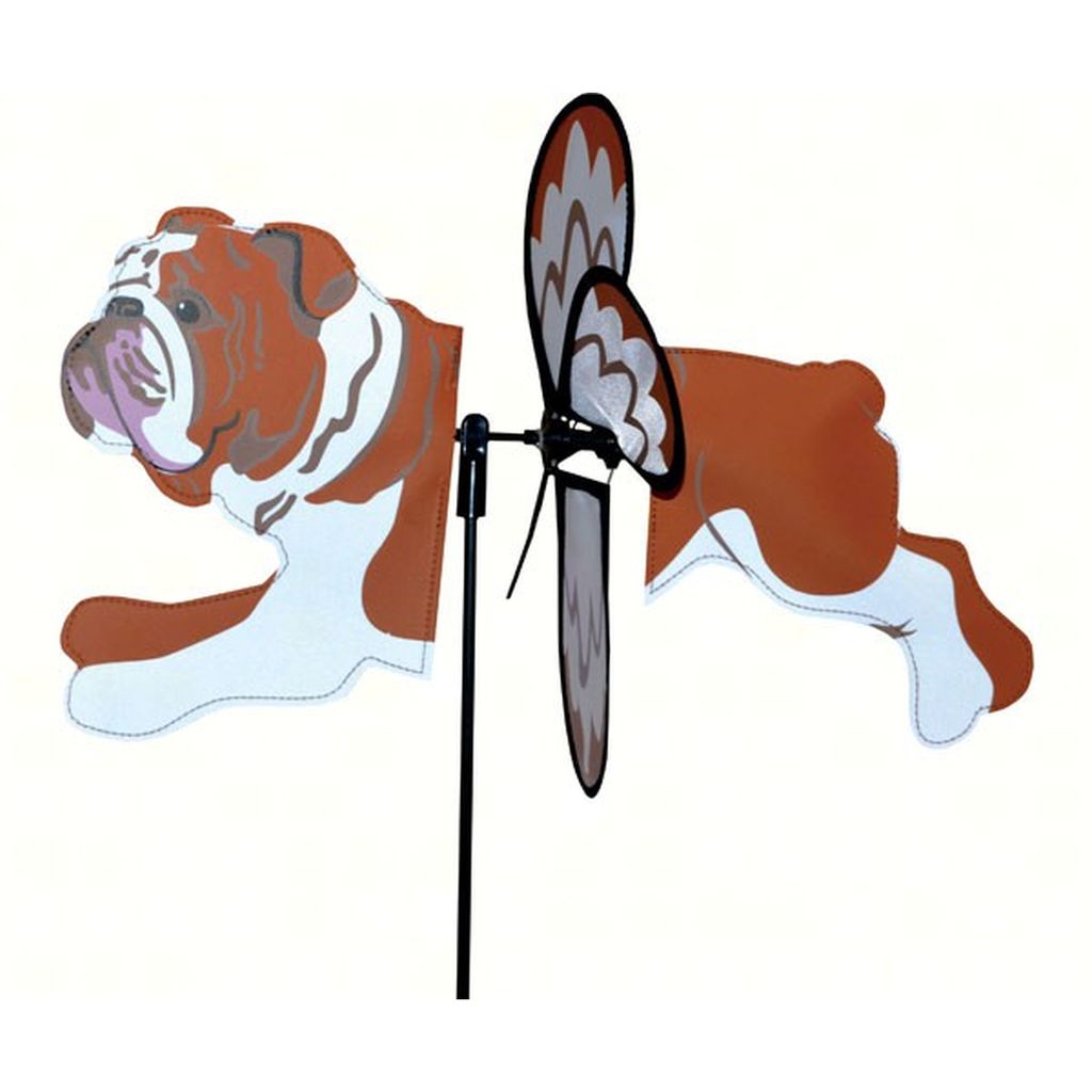 Petite Bulldog Wind Garden Spinner