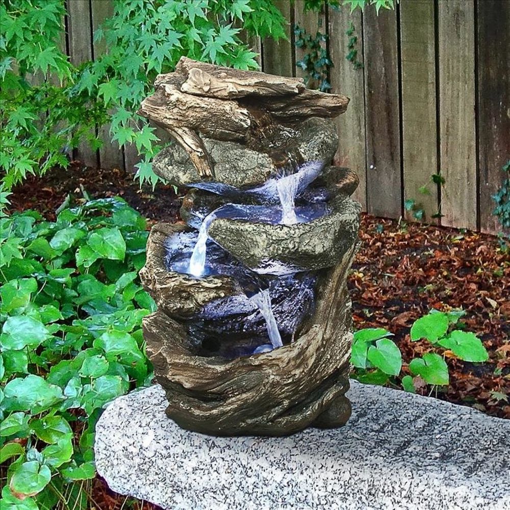 Glacier Peak Cascading Garden Fountain