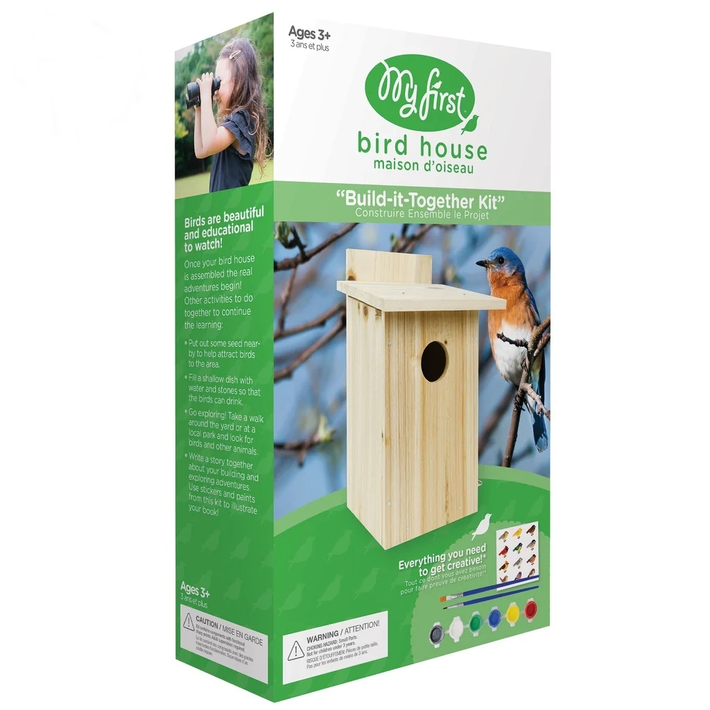 My First Bird House w/Viewing Window DIY Kit
