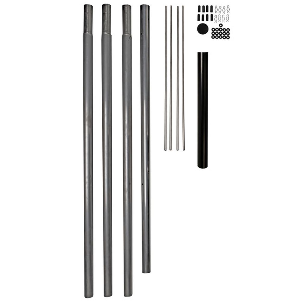 Heritage Farms Aluminum Pole for 8 Gourds 4 Over 4