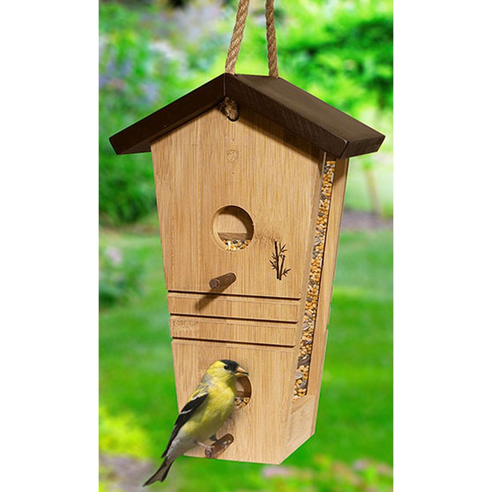 Audubon Ultimate Renewable Bamboo Tall Bird Feeder