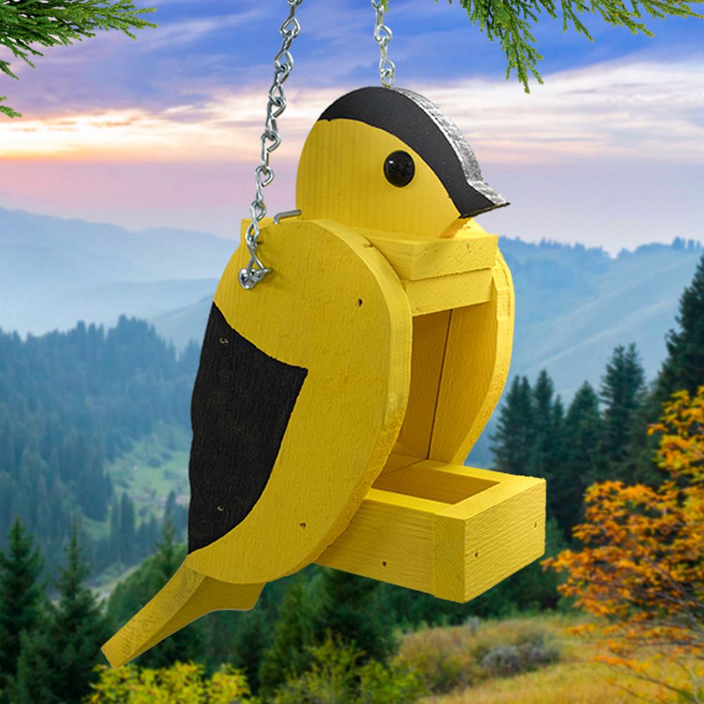 Songbird Shaped Hopper Bird Feeder Goldfinch