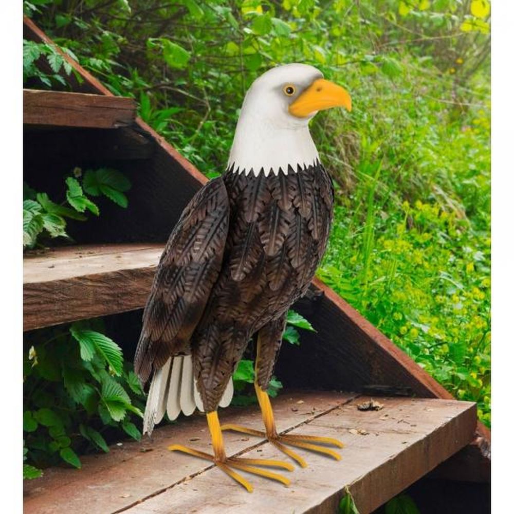 Bald Eagle Decor Sculpture Standing