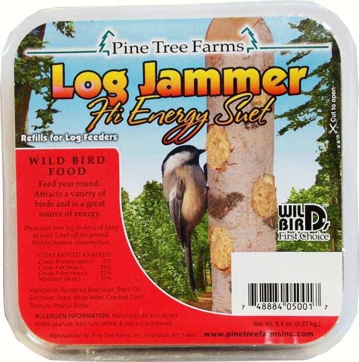 Log Jammer High Energy Suet Plug 36/Pack