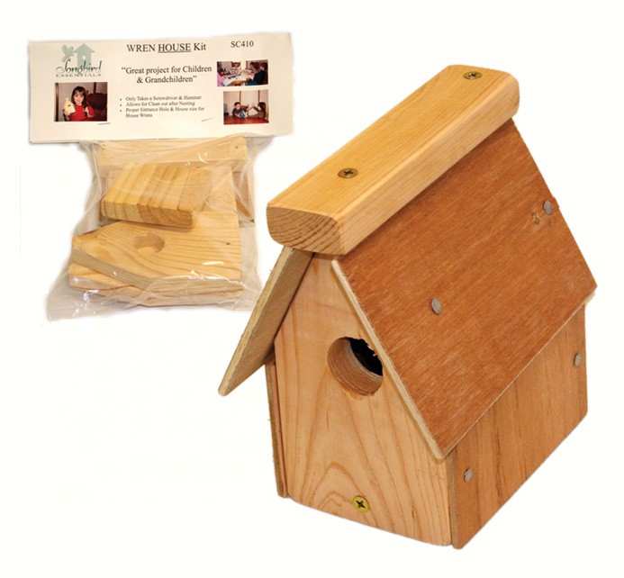 Economical Wren House Kit Twin Pack