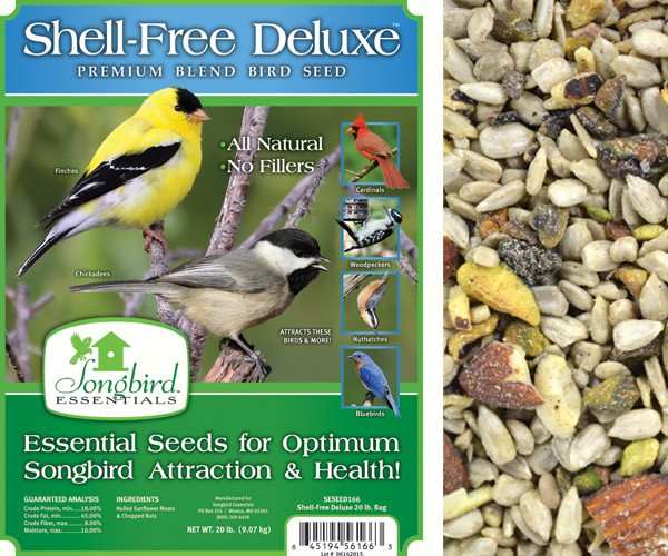 Songbird Shell Free Deluxe Bird Seed 10 lb