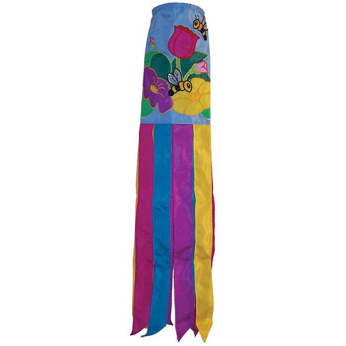 Floral Bee Windsock