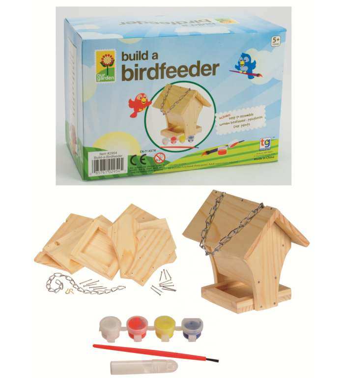 Build-A-Bird Feeder Kit For Kids, Bird Feeder Kits For Ages 5 and Up, Bird  Feeder Kits For Children at Songbird Garden